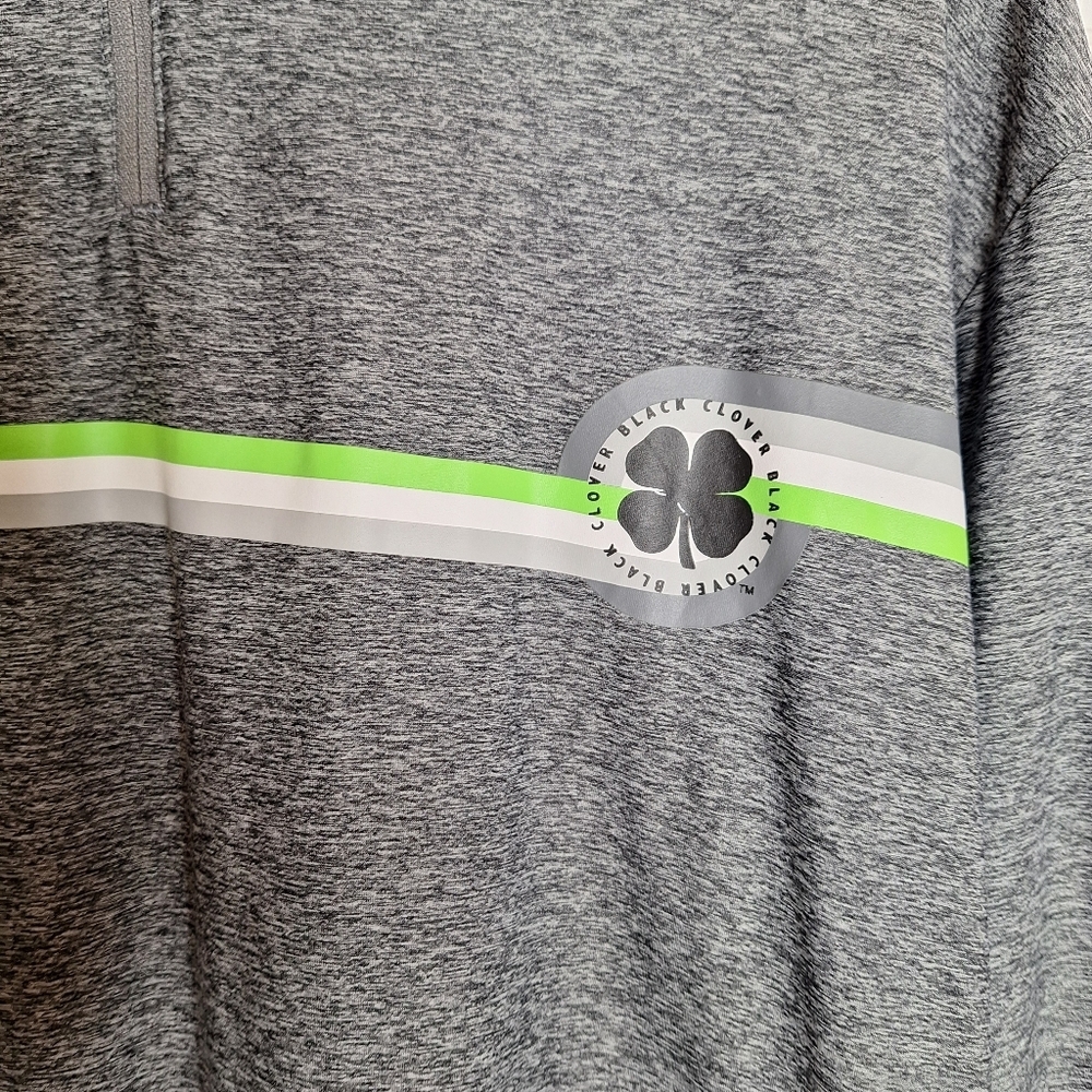 Black Clover Mens Quarter Zip Size Large - Picture 2 of 5